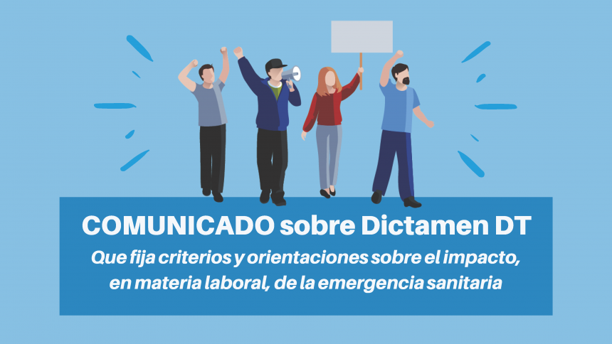 DECLARACIÓN PÚBLICA: Sobre el Dictamen de la Dirección del Trabajo que exonera  obligaciones laborales