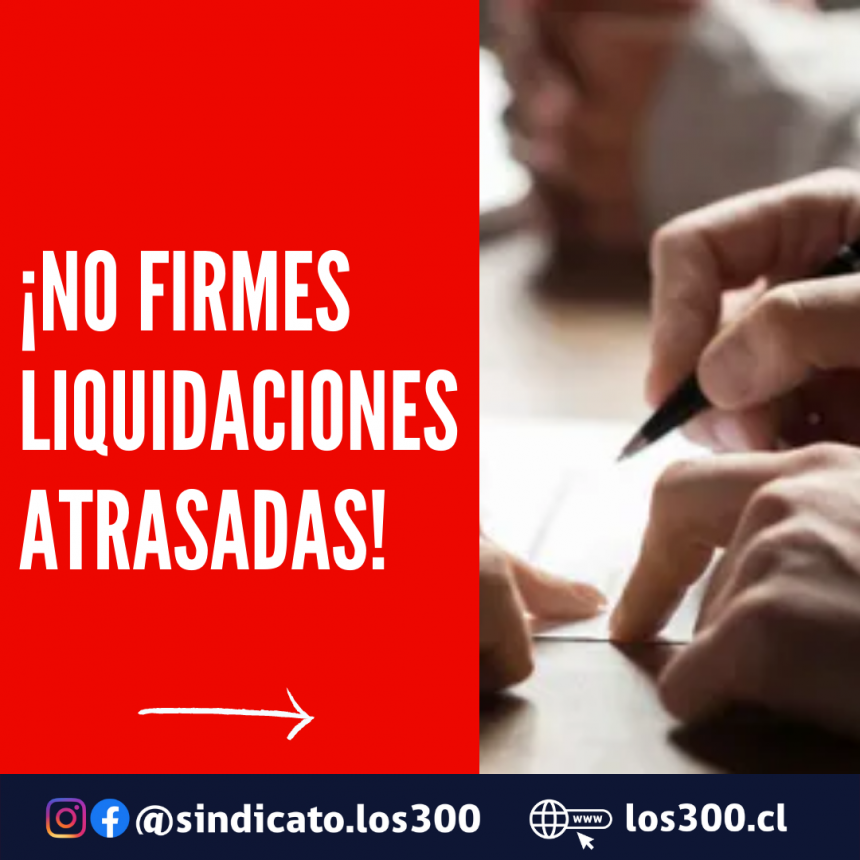 gráfica no firmar