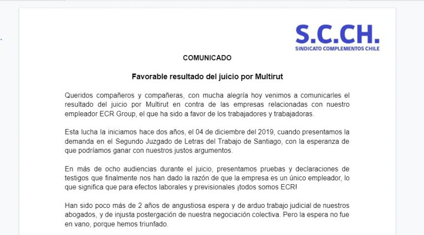comunicado juicio